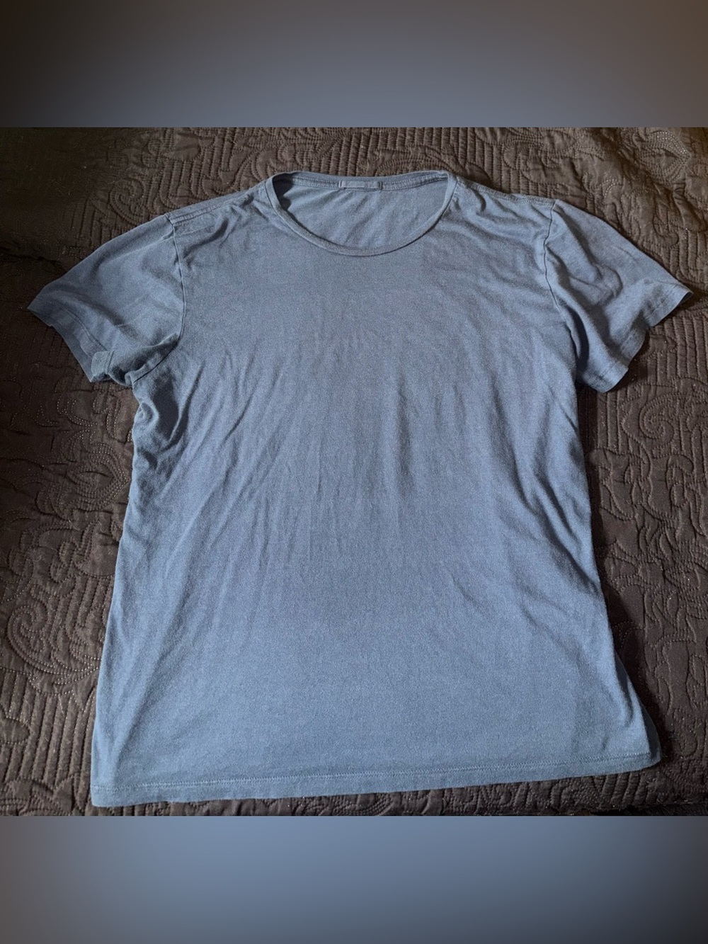 Marine Layer Men's Crewneck T-Shirt in Navy Blue Size Medium